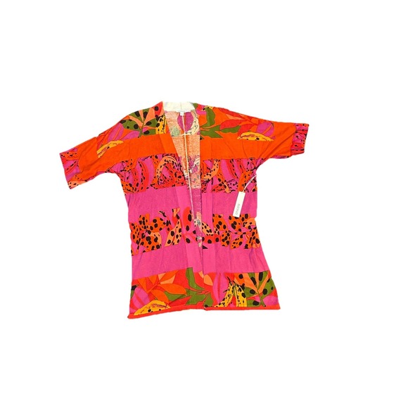 Chicos Open Front Colorful Cardigan Sweater Lightweight Size Small, 0 - Picture 1 of 7